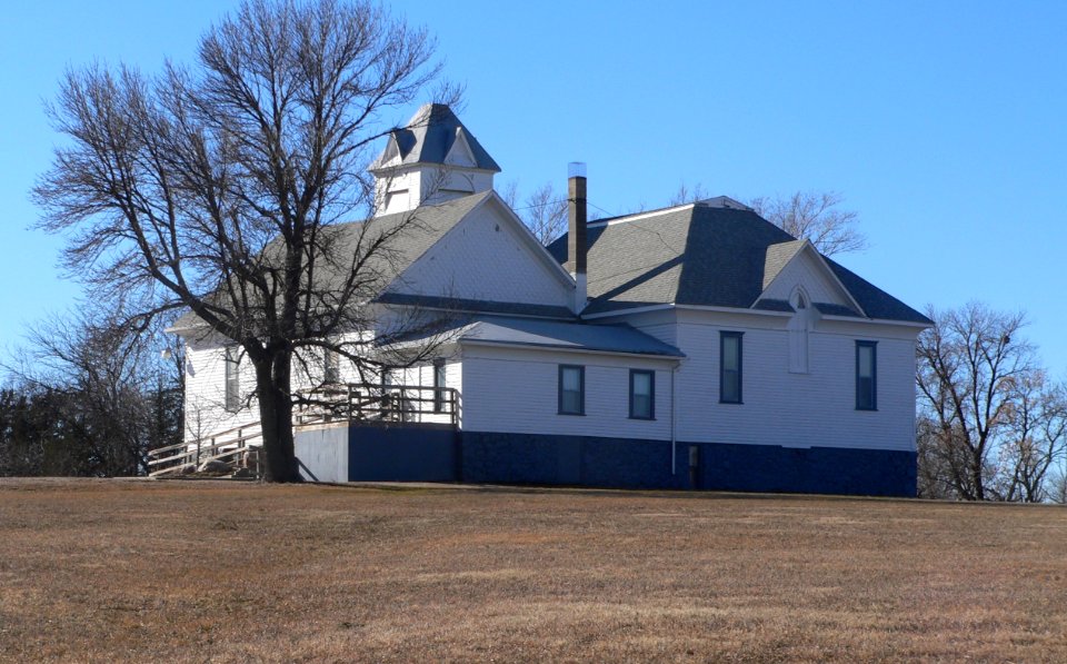 Academy, South Dakota, Church of Christ from NE 1