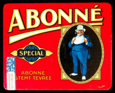 Abonné Special sigarenblikje met kleinhandelsprijs