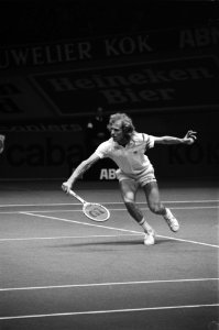 ABN-tennistoernooi in Rotterdam Vitas Gerulaitis in actie, Bestanddeelnr 929-6578