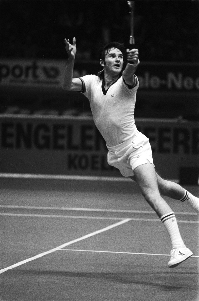 ABN-tennistoernooi in Rotterdam Jimmy Corners in actie, Bestanddeelnr 929-6581