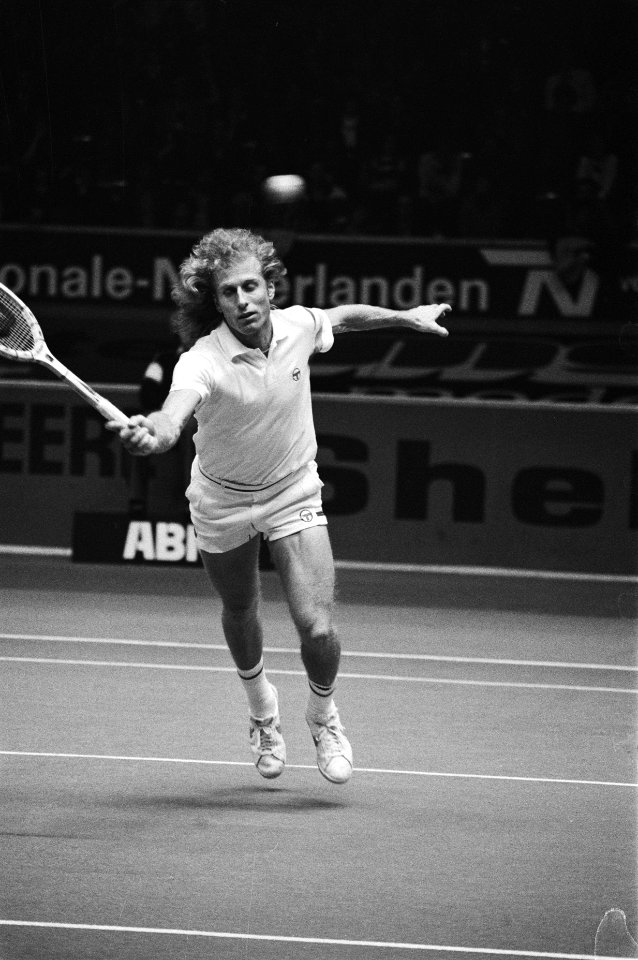 ABN-tennistoernooi in Rotterdam Vitas Gerulaitis in actie, Bestanddeelnr 929-6579