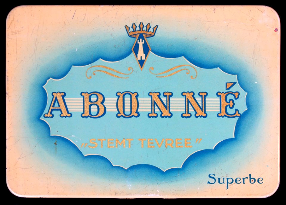 Abonné Superbe sigarenblikje