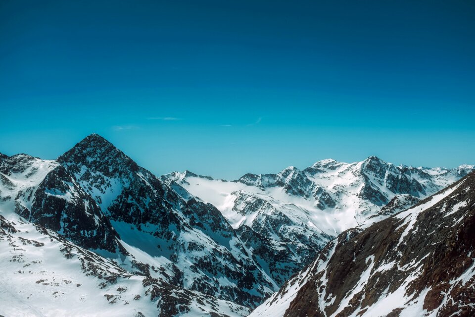 Snow landscape nature