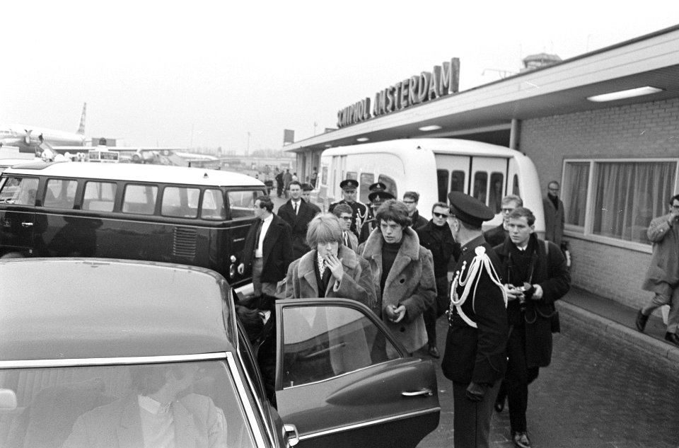 Aankomst Rolling Stones op Schiphol, Bestanddeelnr 918-9632
