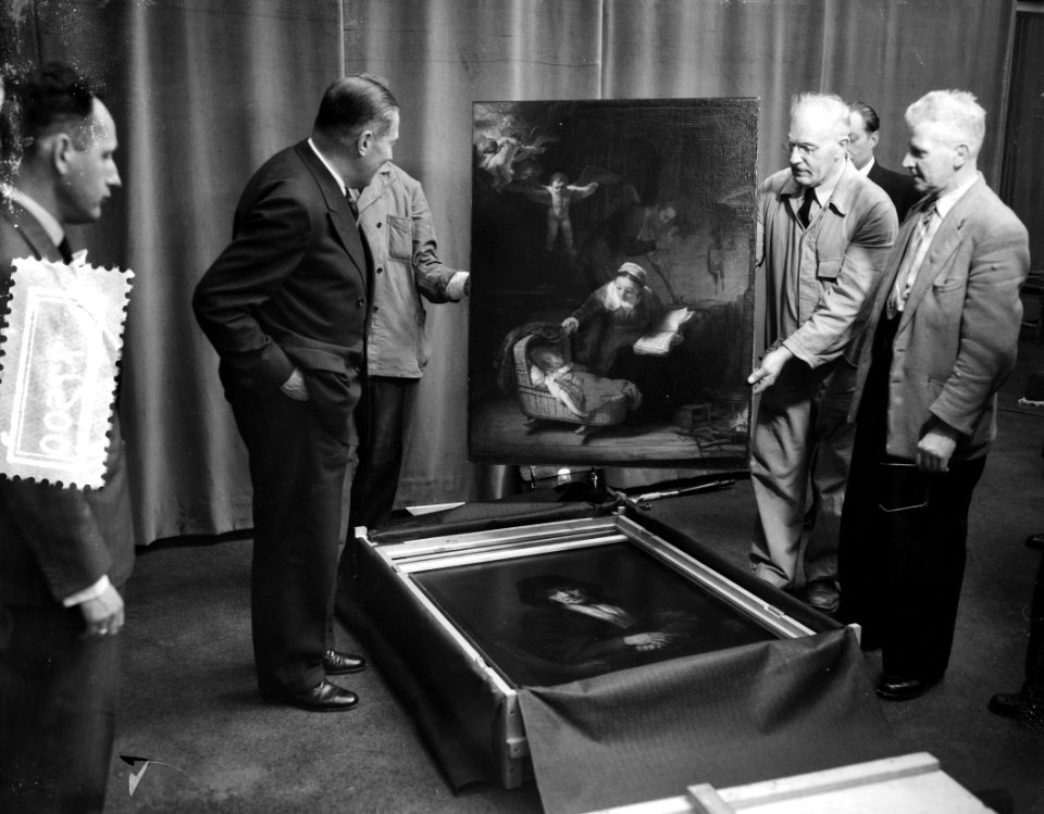 Aankomst schilderijen Rembrandt uit Rusland, Bestanddeelnr 907-7500