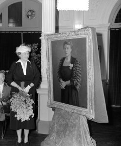 Aankomst schilderij Jo Vincent Amsterdam, Bestanddeelnr 906-4841