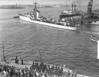 Aankomst Tjerk Hiddes in Rotterdam, Bestanddeelnr 903-6349