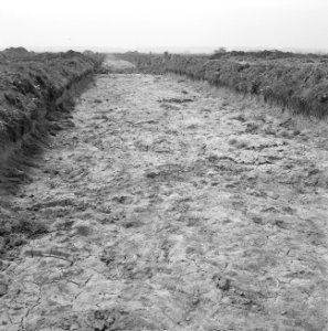 Aanleg en verbeteren van wegen, dijken en spaarbekken, wegencunet, c-weg, Bestanddeelnr 161-1092