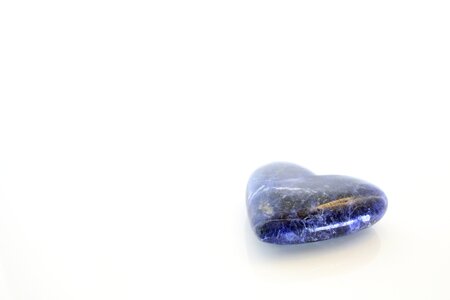 Stone heart crystal photo