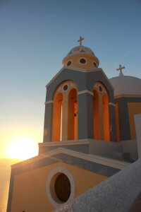 Church sea greece