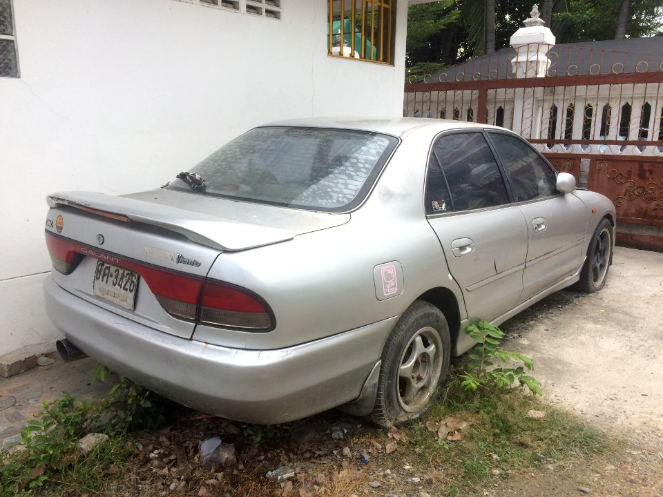 Abandoned Mitsubishi Galant Ultima in Samutprakarn Thailand 04