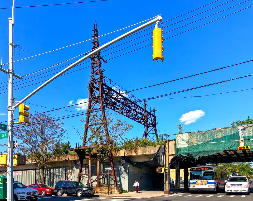 Abandoned LIRR trackage at 101av and 99th st