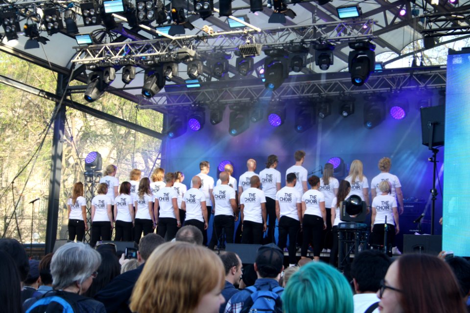 ABBA-kör i Kungsträdgården - Eurovision 2