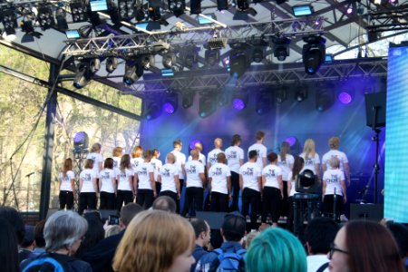 ABBA-kör i Kungsträdgården - Eurovision 2