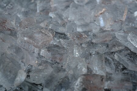 Transparent melt ice cold photo