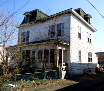 Abandoned house about to be demolished