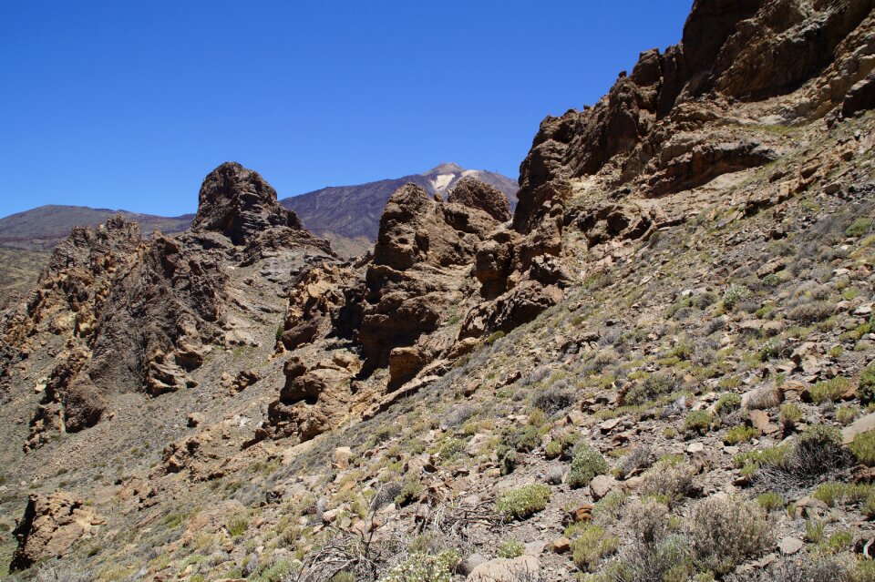 Rock formations tenerife canary islands photo