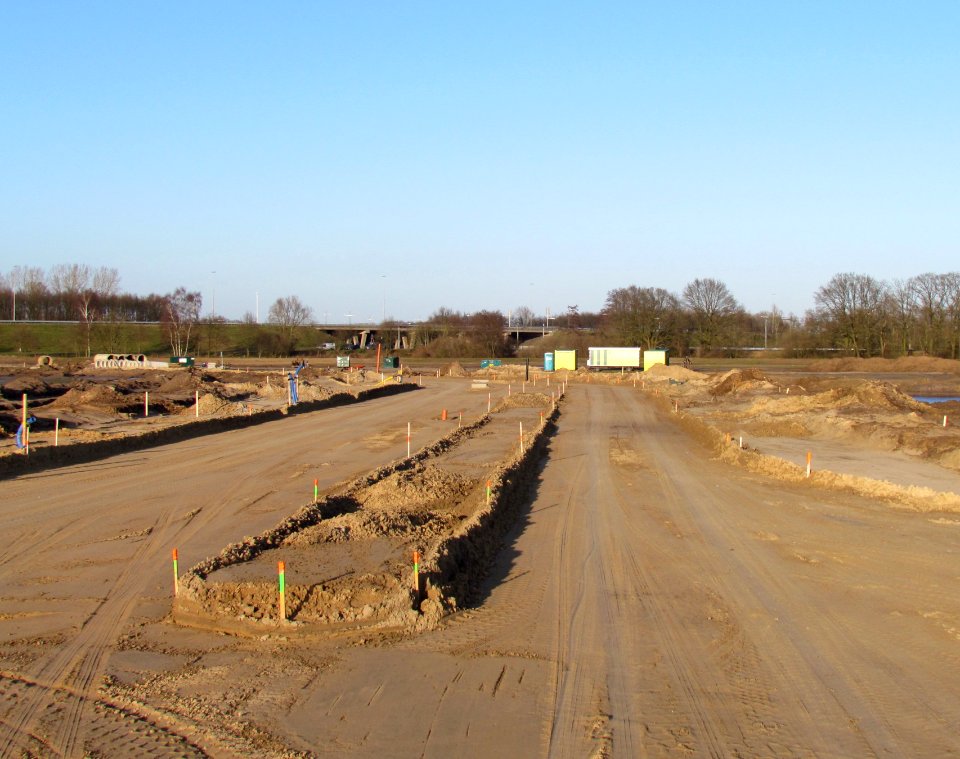 Aanleg Bedrijvenpark A1, februari 2014