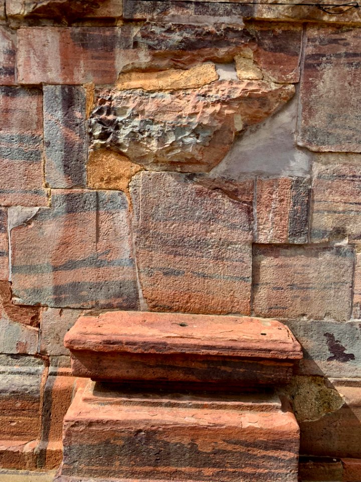 7th century Arka Brahma Temple, Alampur Navabrahma, Telangana India - 6