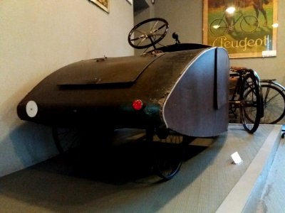 Amplepuis - Musée Barthélemy Thimonnier - Quadricycle à pédales, le vélocar (1)