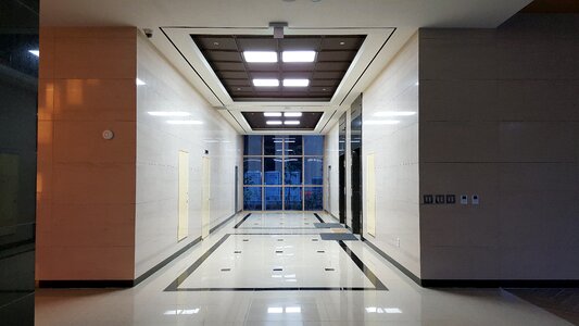 Building company lobby