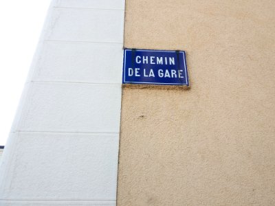 Amplepuis - Chemin de la Gare - Plaque