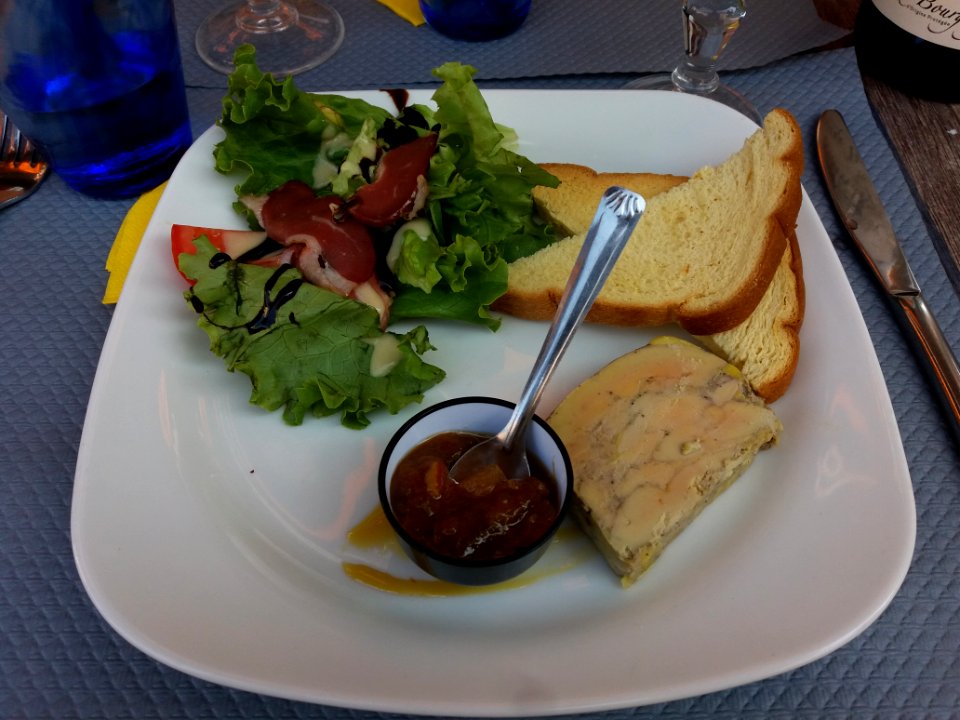 Amplepuis - Restaurant La Gamm'Elles - Tranche de foie gras