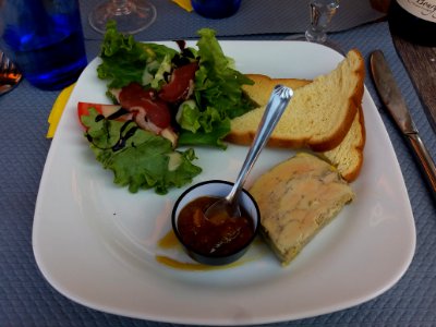 Amplepuis - Restaurant La Gamm'Elles - Tranche de foie gras