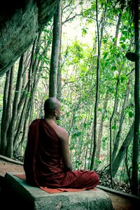 Sri lanka buddhist monk photo