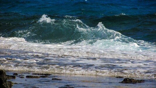 Foam sea beach photo