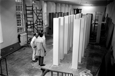 Amsterdams Historisch Museum bijna gereed. Ruimte waar tentoonstelling Wegwezen , Bestanddeelnr 922-9599