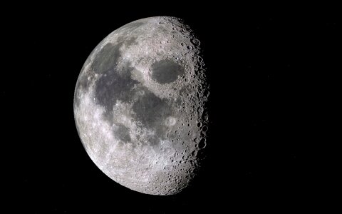 Crater sky luna photo