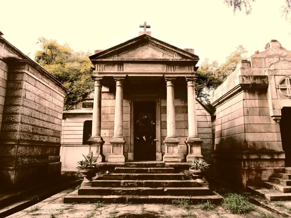 Sepia old construction