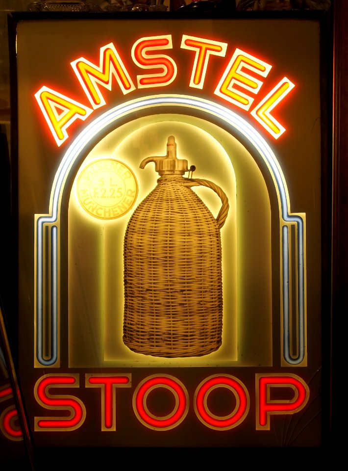 Amstel Stoop lichtreklame