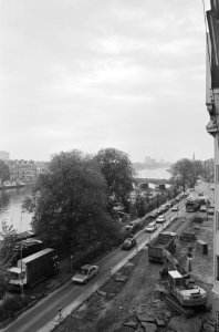 Amsteldijk in Amsterdam opgebroken, Bestanddeelnr 934-0783