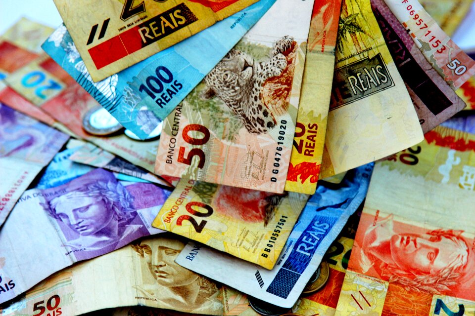 Note brazilian currency brazil