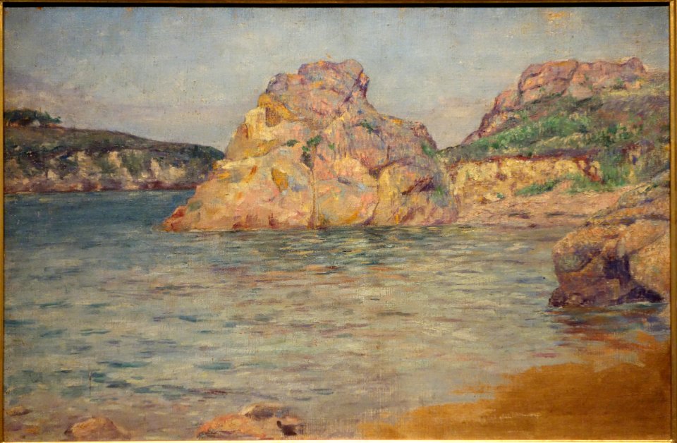 An Island Brehat by Keiichiro Kume, 1891, oil on canvas - National Museum of Modern Art, Tokyo - DSC06560