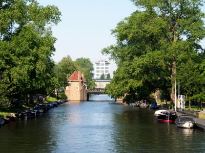 Amstelkanaal met Brug 404, Ferdinand Bolstraat - Scheldestraat vanaf burg 403 pic1
