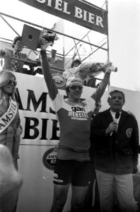 Amstel Goldrace, Gerrie Knetemann tijdens huldiging, Bestanddeelnr 927-1255