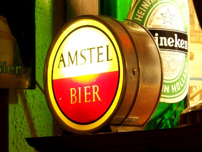Amstel Bier lichtreclame