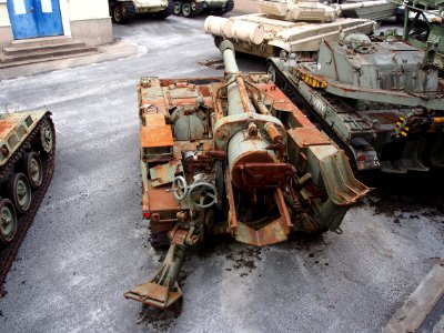 AMX-13 155mm F3, Tanks in the Musée des Blindés, France, pic-3