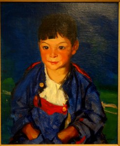 An Imaginative Boy by Robert Henri, 1915, oil on canvas - New Britain Museum of American Art - DSC09602 photo