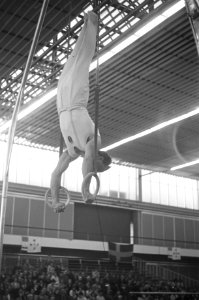 Amsterdamse Sportweek ATB tegen Berlijn Joost Blits oefening, Bestanddeelnr 912-5276