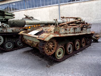 AMX-13 155mm F3, Tanks in the Musée des Blindés, France, pic-2