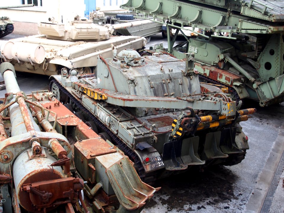 AMX-13 Modèle 55 (AMX-D) Recovery, named VIMY as memorial, Tanks in the Musée des Blindés, France, pic-1