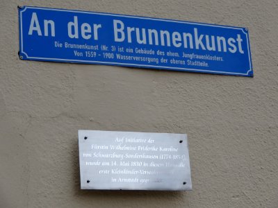 An der Brunnenkunst, Arnstadt