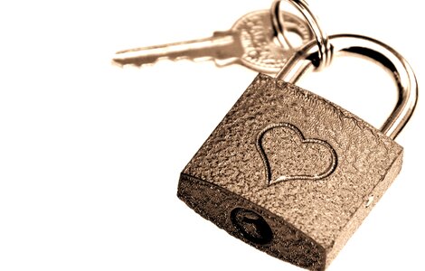 Valentine's day luck symbol