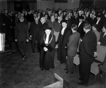 Amtsaanvaarding Professor dr. W. J. M. A. Asselbergs Rooms-Katholieke Universite, Bestanddeelnr 905-5101
