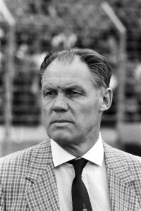 Amsterdam 707 toernooi , AZ 67 tegen FC Koln FC Koln trainer Rinus Michels , k, Bestanddeelnr 932-2767