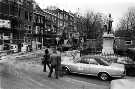 Amsterdam aanleg Binnenring overzicht werkzaamheden op Thobeckeplein, Bestanddeelnr 929-6000